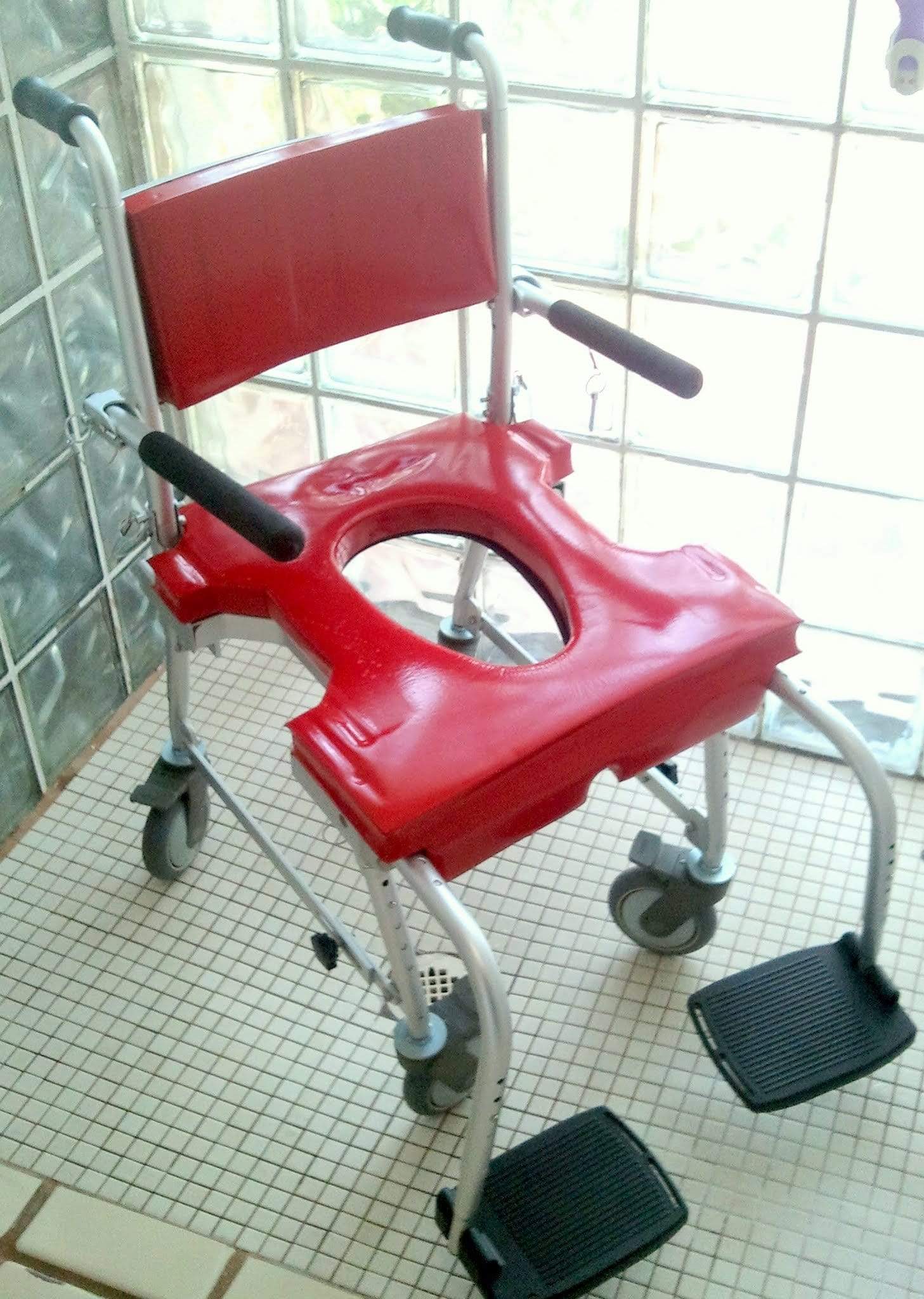 Buy Portable Rolling Shower Commode Chair - Go Mobility Solutions