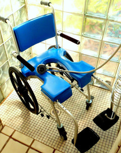 Go-Anywhere Commode 'n Shower Chair, Self-Propel