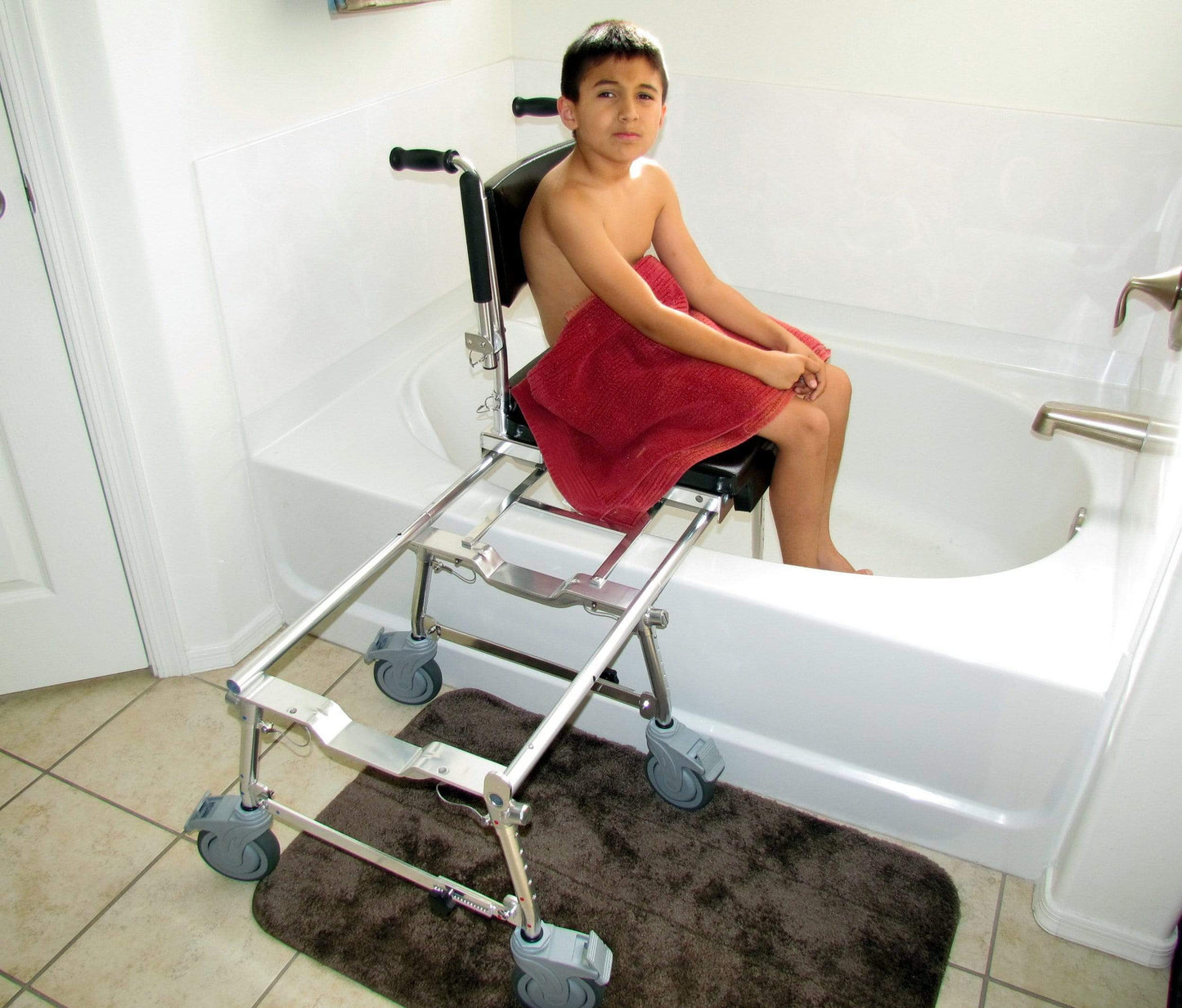 GO-ANYWHERE COMMODE, SHOWER 'N TUB CHAIR (CST)